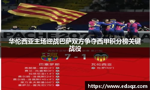 华伦西亚主场迎战巴萨双方争夺西甲积分榜关键战役